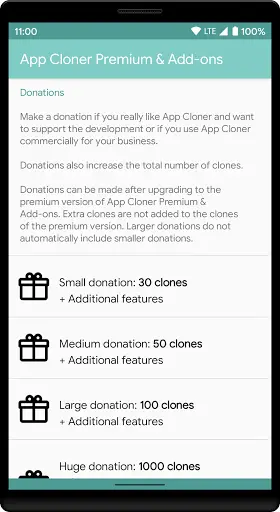 App Cloner Premium & Add-ons скриншот 2
