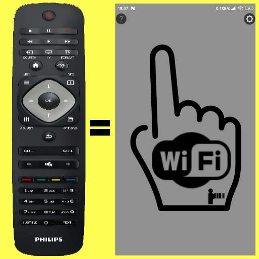 Remote Philips TV(< 2015) WiFi 2023.01.0325