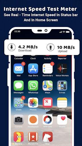 Internet Speed Test : Net Speed Meter screenshot 1
