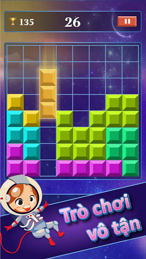 Xếp hình cổ điển - Xếp gạch screenshot 1
