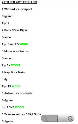 20  Daily Betting Odds screenshot 6