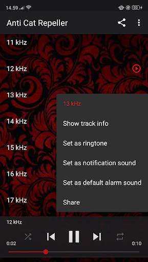 Anti Cat Repellent Sound screenshot 2