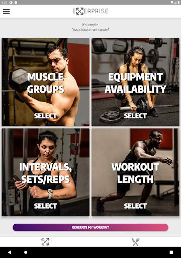 Exerprise Workout Meal Planner स्क्रीनशॉट 9