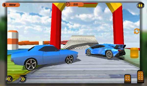 Crazy Car Driving - Impossible Sky Tracks screenshot 5