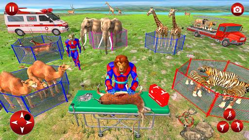 Superhero Animals Robot Rescue Mission स्क्रीनशॉट 5