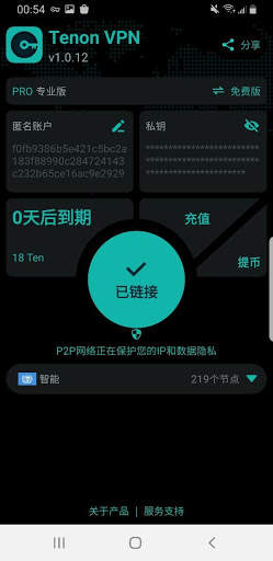 Tenon VPN screenshot 3
