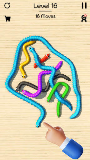 Tangled Snakes Puzzle Game screenshot 19