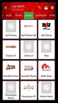 Advices Live NetTV every channel free screenshot 2