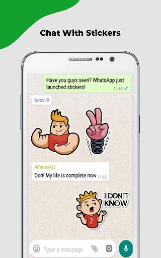 Free Messenger Whatsapp Stickers New screenshot 1