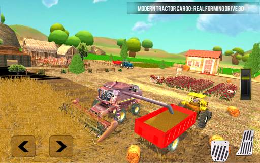 Modern Tractor Cargo : Real Forming Drive 3D screenshot 2