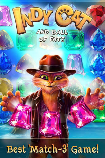 Indy Cat: Match 3 Adventure 1 تصوير الشاشة