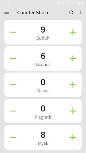 Counter Sholat screenshot 2