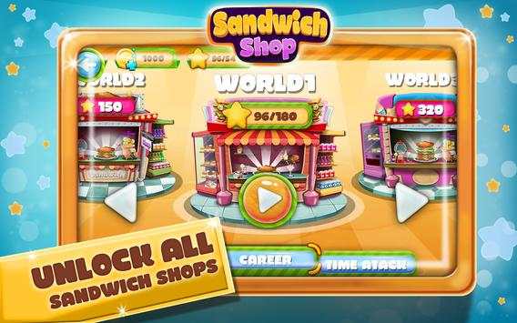Sandwich Maker-Food Shop Mania screenshot 3