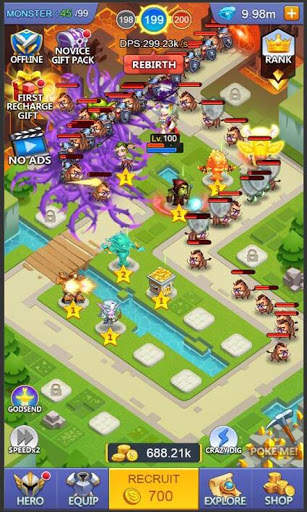 Legendary Heroes TD:Tower Defense Strategy Games screenshot 1