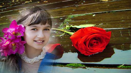 Rose Photo Frame screenshot 1