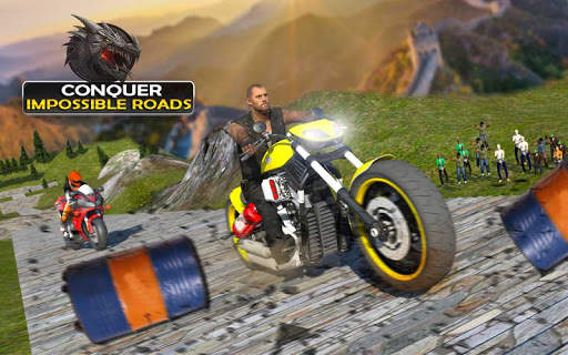 Extreme Offroad Stunt Bike Driving Simulator Games screenshot 14