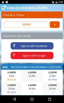 Vancouver Bus Stops screenshot 8