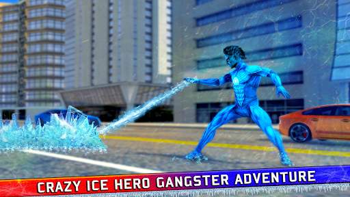 Grand Rope Hero Crime City - Flying Ice Hero Game स्क्रीनशॉट 4