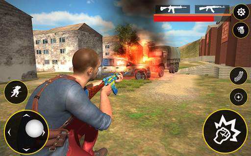Bullet Fire Battleground 3D: Gun Shooting Mission screenshot 11