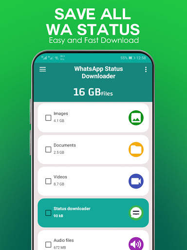 WhatsApp Status Saver & Cleaner: Files Downloader screenshot 1