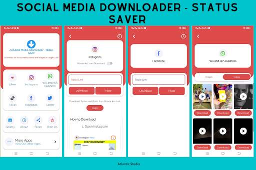 All Social Media Downloader - Status Saver screenshot 1