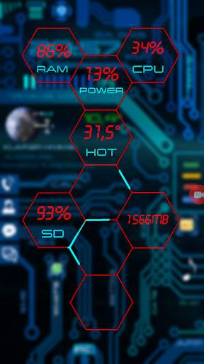Technologie Total Launcher Theme screenshot 4
