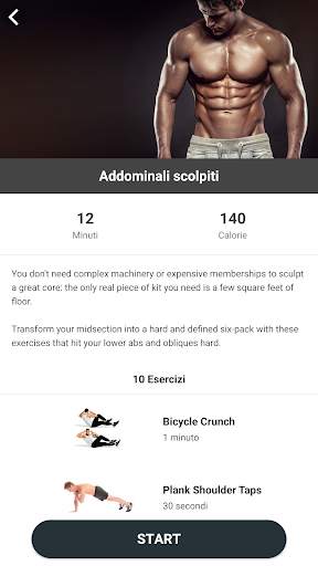 Allenamento per uomo - Allenarsi a casa screenshot 4