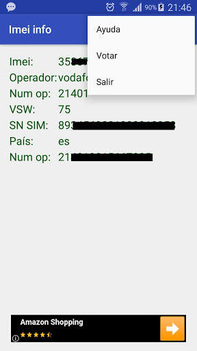 Imei info screenshot 2