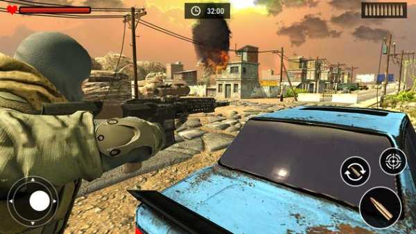 Desert Sniper Fire - Free Shooting Game screenshot 1