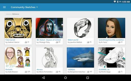 Adobe Photoshop Sketch 12 تصوير الشاشة