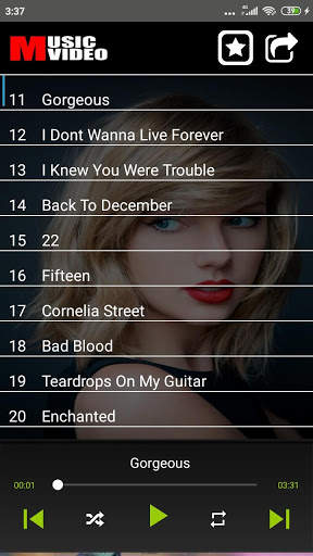 TAYLOR SWIFT Mp3 Offline & Music Video screenshot 3
