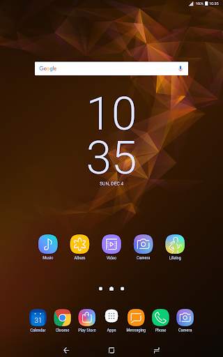 Galaxy S9 orange | Xperia™ Theme 6 تصوير الشاشة