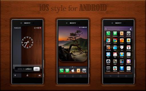 XPERIA™ Theme "iOS style for ANDROID" screenshot 1