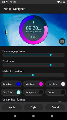 Battery Clock screenshot 5