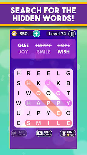 Word Search Addict Word Puzzle screenshot 2