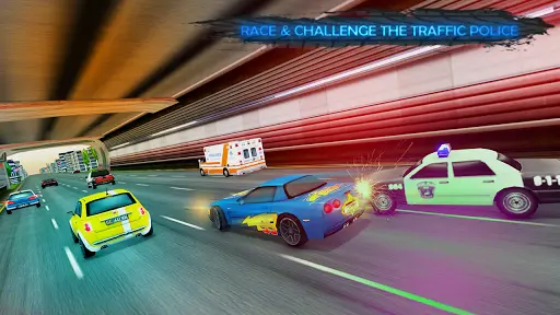 Carreras de tráfico de Lightning Cars: sin límites screenshot 3