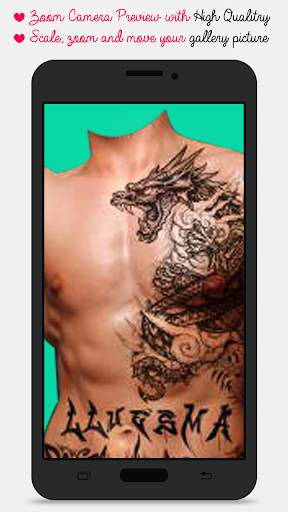Man Tattoo Photo Suit screenshot 1
