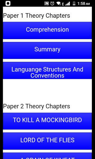 Grade 12 English FAL Mobile Application screenshot 2