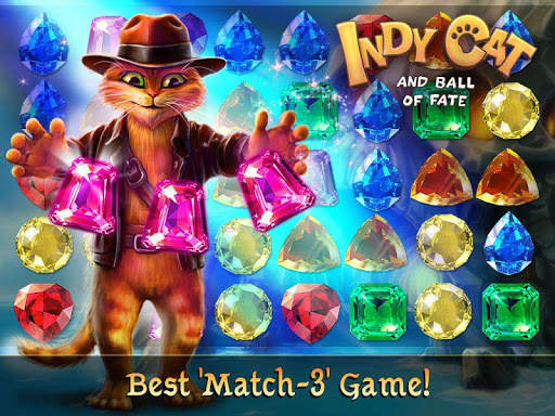 Indy Cat: Match 3 Adventure 15 تصوير الشاشة