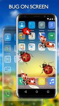 Ladybug On Screen Funny Joke - Bugs in Phone Pro screenshot 1