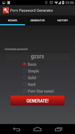 Porn Star Password Generator screenshot 6