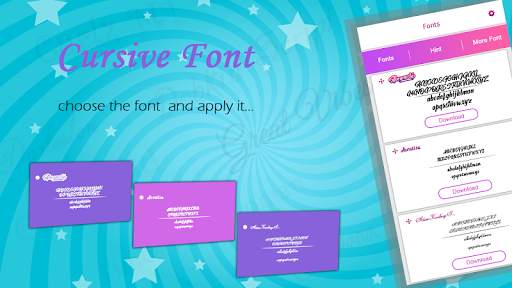 Cursive Font Free Style screenshot 4