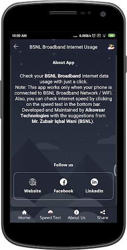 BSNL Broadband Internet Usage screenshot 3