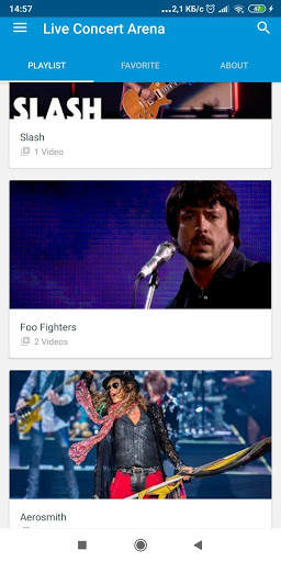 Live Concert Arena - free music, free app screenshot 2
