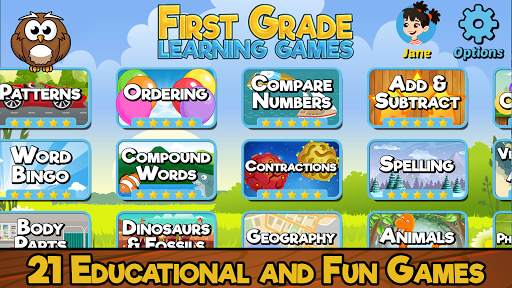 First Grade Learning Games screenshot 1