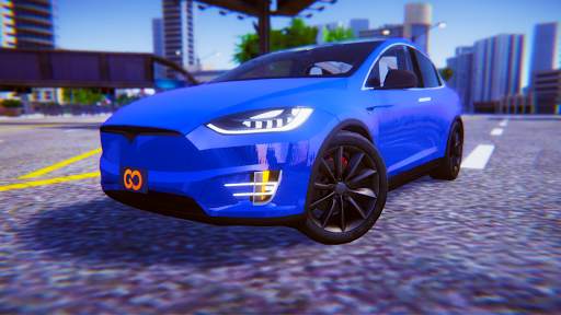 Electric Car Simulator: Tesla Driving screenshot 1