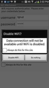 WiFi AfterConnect Web Login screenshot 4