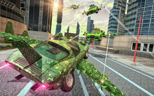 Us Army Futuristic Flying Car War screenshot 3