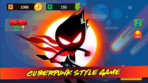 God of Stickman 4 | Cyberpunk | Dragon Ball Super screenshot 2