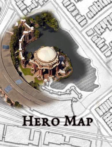 Hero Map - World Exploration screenshot 1